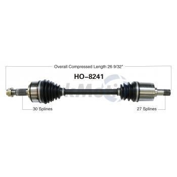 2011 Honda CR-V CV Axle Shaft Front Left TrakMotive HO8241 image 1 of 3