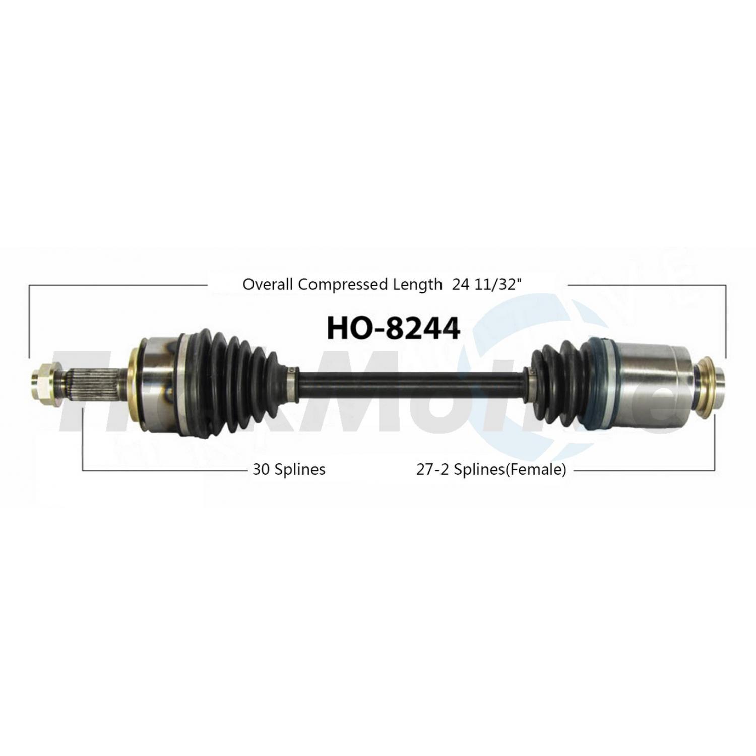 TrakMotive HO8244 - CV Axle Shaft TrakMotive HO8244 CV Axle Shaft product image 1 of 3
