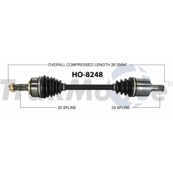 2005 Acura RL CV Axle Shaft Front Left TrakMotive HO8248 image 1 of 3
