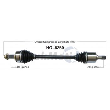 2011 Honda Ridgeline CV Axle Shaft Front Left TrakMotive HO8250 image 1 of 3