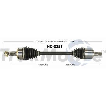 2008 Honda Accord CV Axle Shaft Front Left TrakMotive HO8251 image 1 of 3
