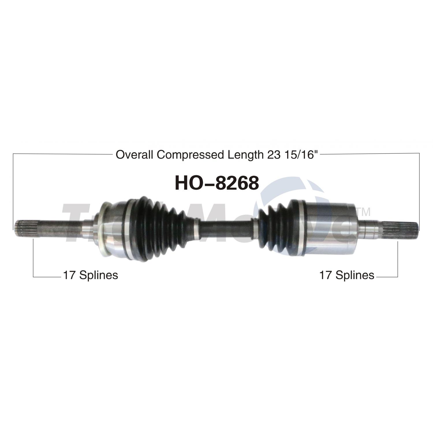 TrakMotive HO8268 - CV Axle Shaft TrakMotive HO8268 CV Axle Shaft product image 1 of 3