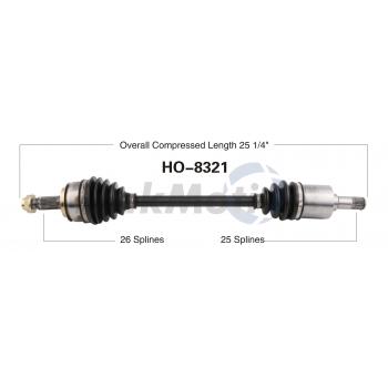2012 Honda Fit CV Axle Shaft