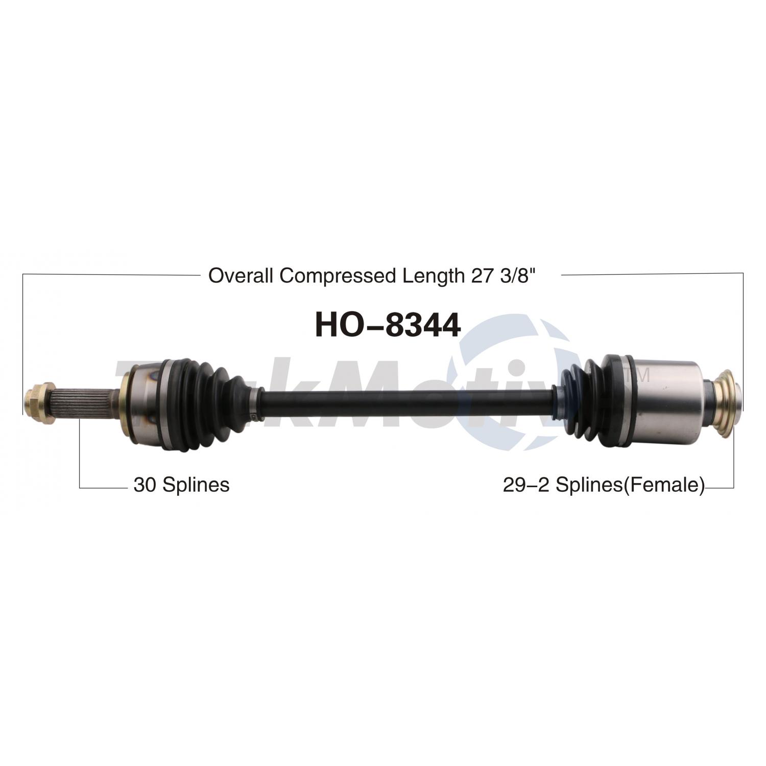 TrakMotive HO8344 - CV Axle Shaft TrakMotive HO8344 CV Axle Shaft product image 1 of 3