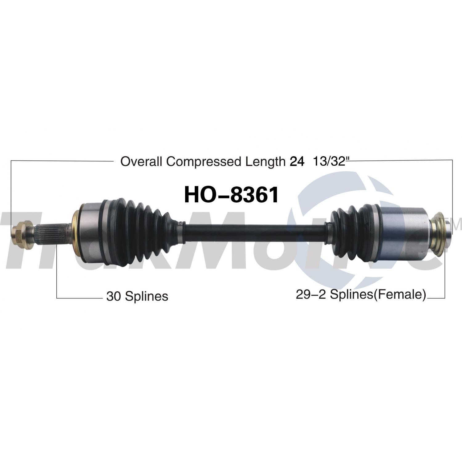 TrakMotive HO8361 - CV Axle Shaft TrakMotive HO8361 CV Axle Shaft product image 1 of 3