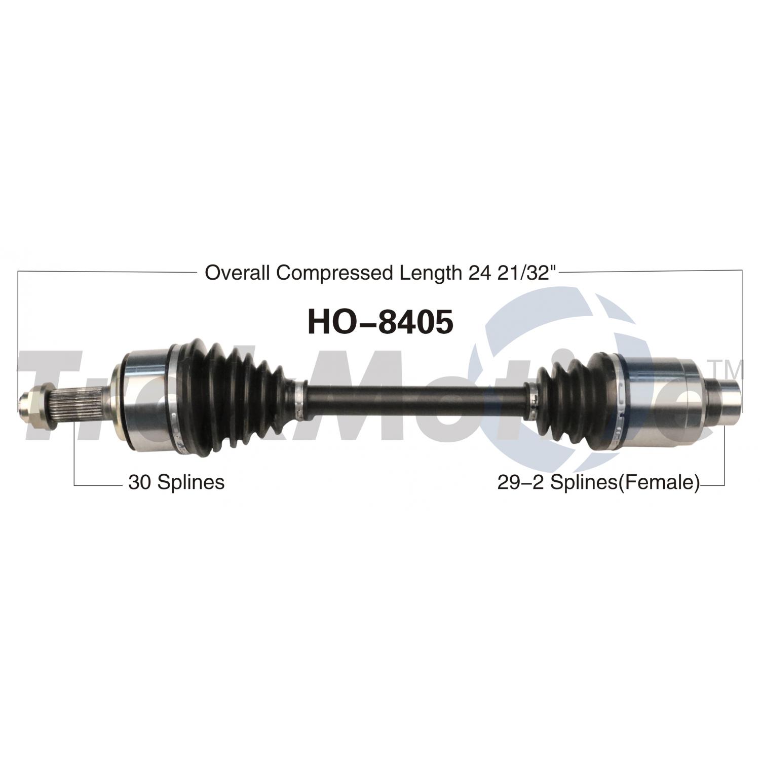 TrakMotive HO8405 CV Axle Shaft product image 1 of 3