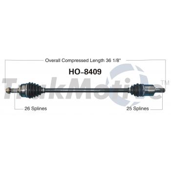 2015 Honda Civic CV Axle Shaft Front Right TrakMotive HO8409 image 1 of 3