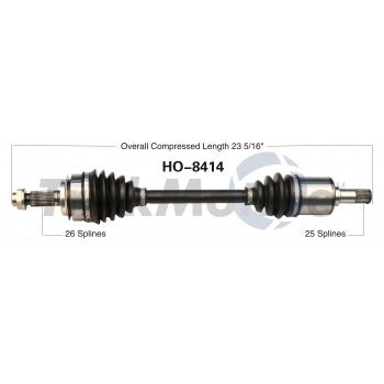 2013 Acura ILX CV Axle Shaft Front Left TrakMotive HO8414 image 1 of 3