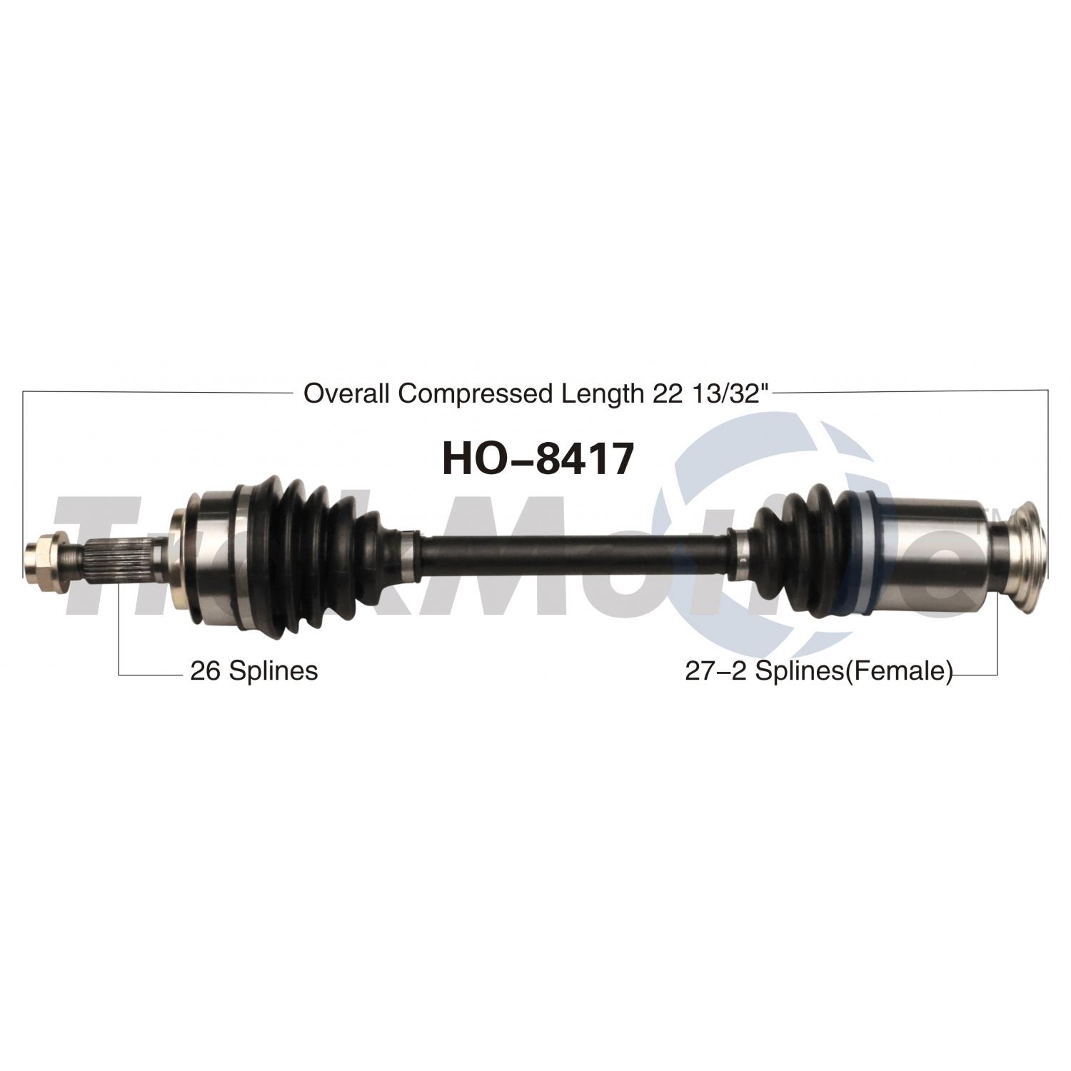 TrakMotive HO8417 - CV Axle Shaft TrakMotive HO8417 CV Axle Shaft product image 1 of 3