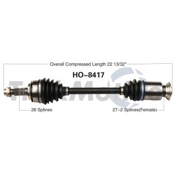 2012 Honda Fit CV Axle Shaft Front Right TrakMotive HO8417 image 1 of 3