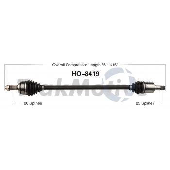 2015 Honda CR-Z CV Axle Shaft