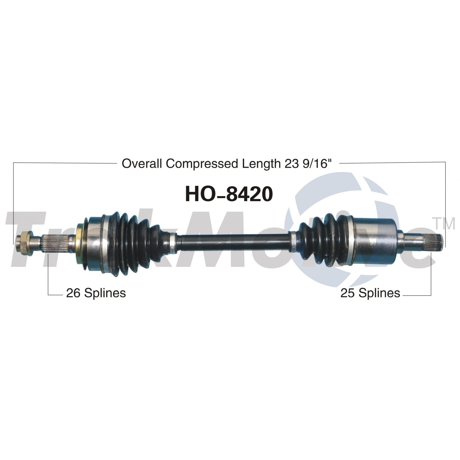 TrakMotive HO8420 - CV Axle Shaft TrakMotive HO8420 CV Axle Shaft product image 1 of 3
