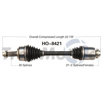 2014 Honda Accord CV Axle Shaft Front Right TrakMotive HO8421 image 1 of 3