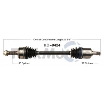 2014 Honda Accord CV Axle Shaft Front Left TrakMotive HO8424 image 1 of 3