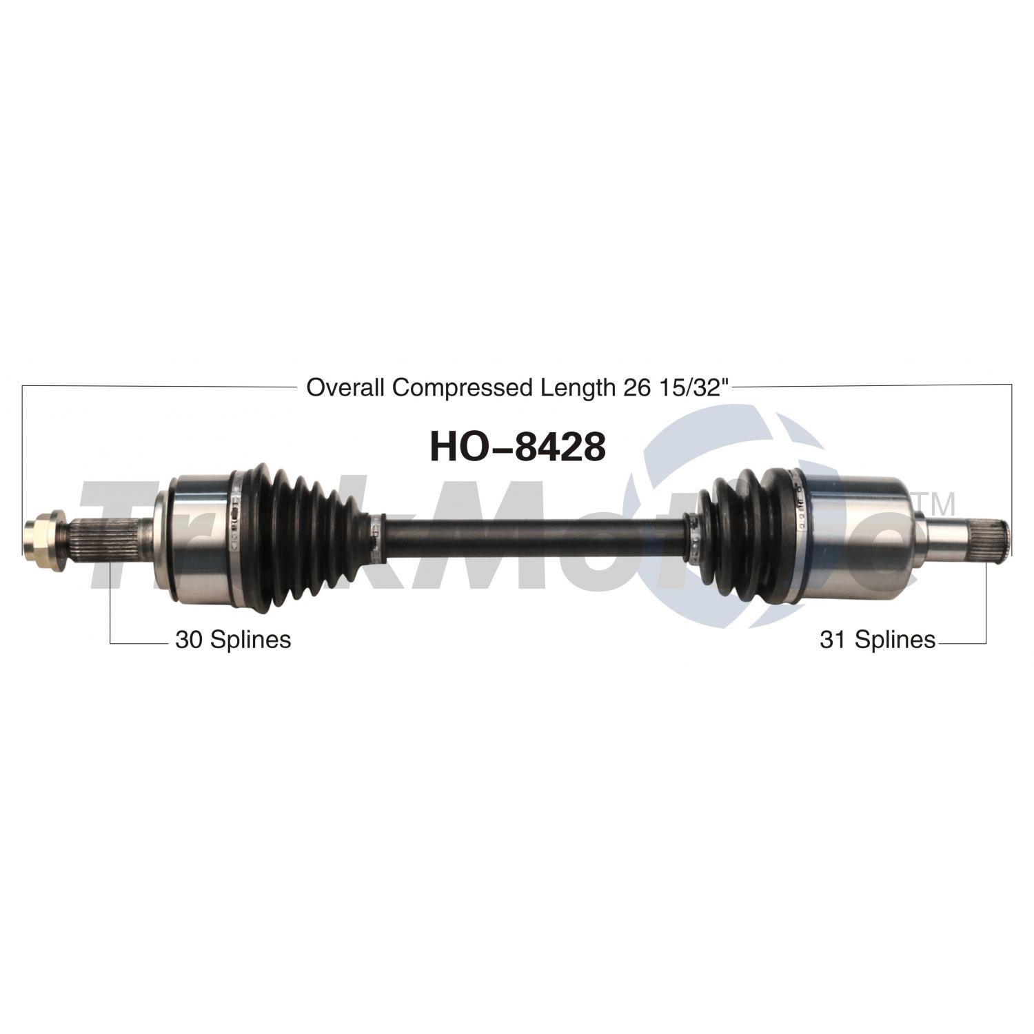 TrakMotive HO8428 - CV Axle Shaft TrakMotive HO8428 CV Axle Shaft product image 1 of 3