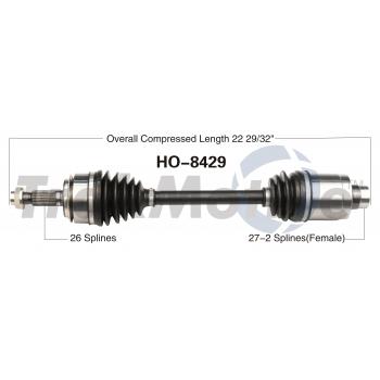 2011 Acura CSX CV Axle Shaft Front Right TrakMotive HO8429 image 1 of 3