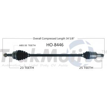 2005 Honda Insight CV Axle Shaft