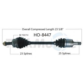 2005 Honda Insight CV Axle Shaft Front Left TrakMotive HO8447 image 1 of 3