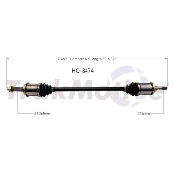 2012 Honda CR-V CV Axle Shaft Rear Left TrakMotive HO8474 image 1 of 3