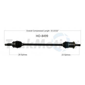 2012 Honda Crosstour CV Axle Shaft