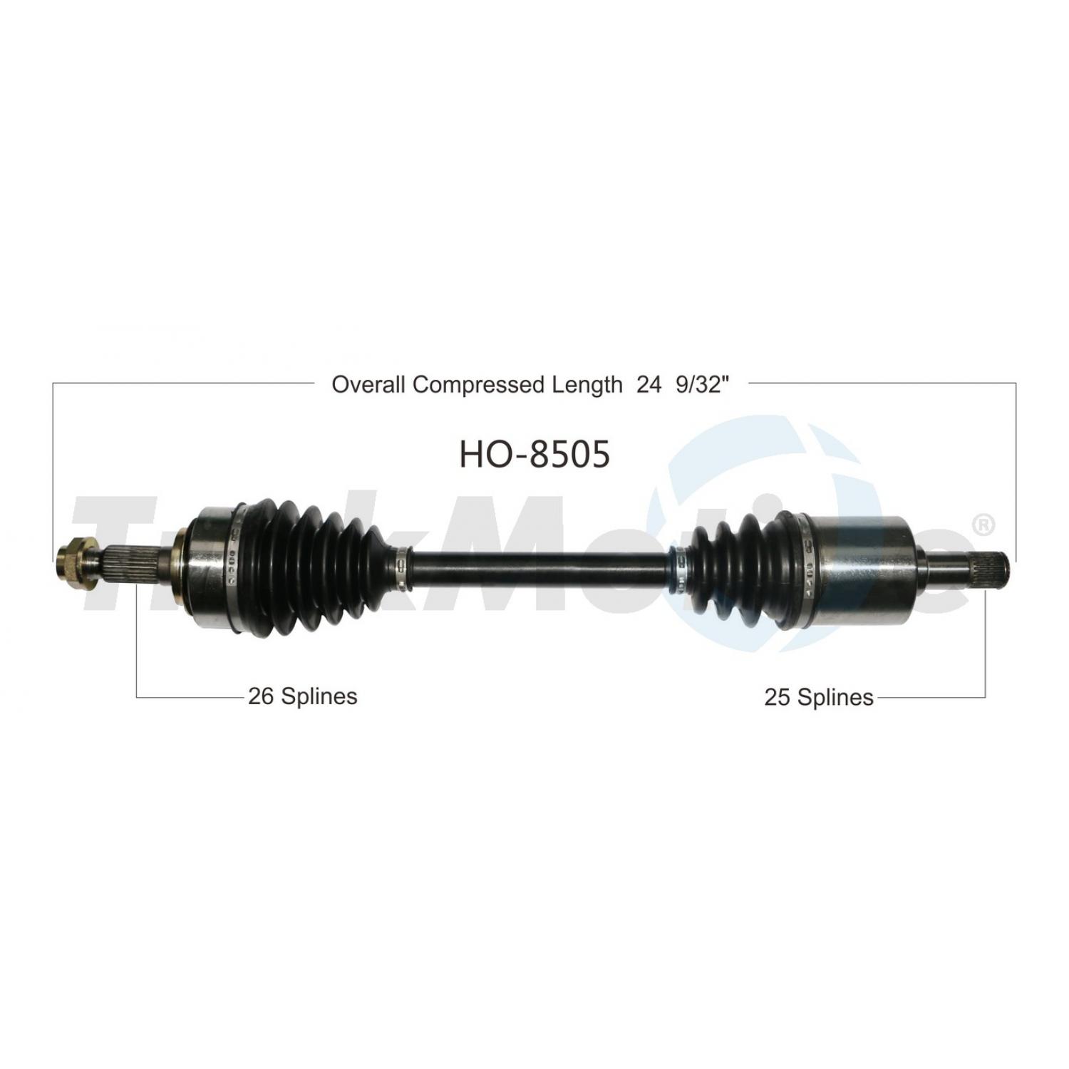 TrakMotive HO8505 - CV Axle Shaft TrakMotive HO8505 CV Axle Shaft product image 1 of 3