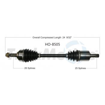 2008 Honda Fit CV Axle Shaft