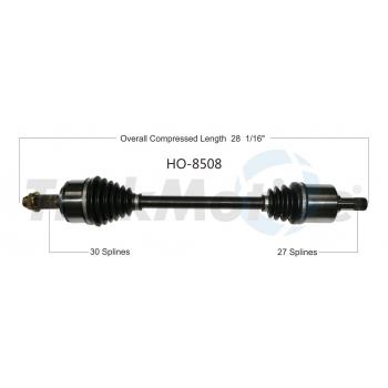 2015 Honda Crosstour CV Axle Shaft Front Left TrakMotive HO8508 image 1 of 3