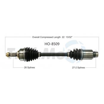 2008 Honda Fit CV Axle Shaft Front Right TrakMotive HO8509 image 1 of 3