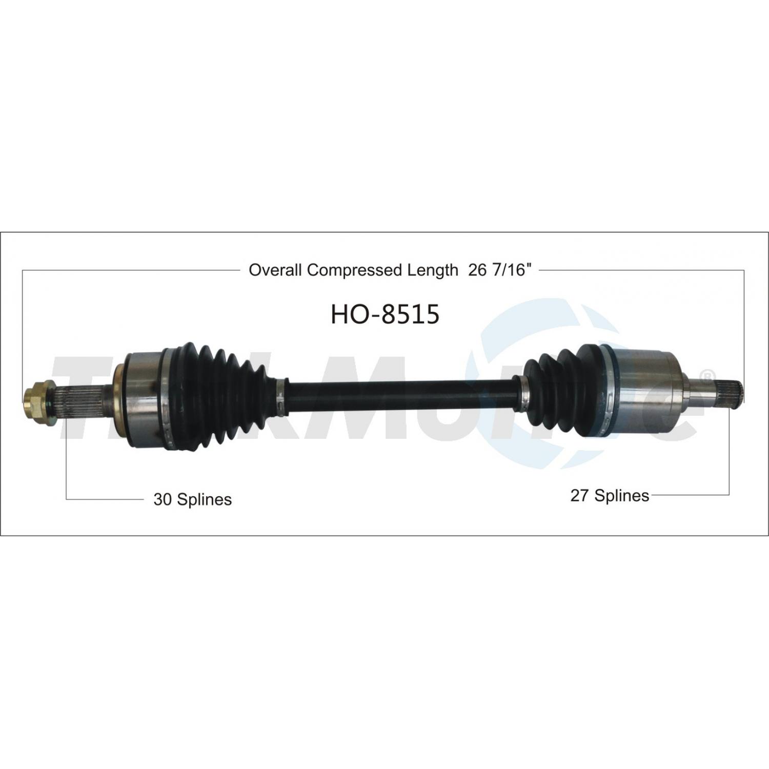 TrakMotive HO8515 - CV Axle Shaft TrakMotive HO8515 CV Axle Shaft product image 1 of 3