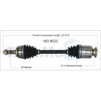 2015 Honda Civic CV Axle Shaft Front Right TrakMotive HO8523 image 1 of 3