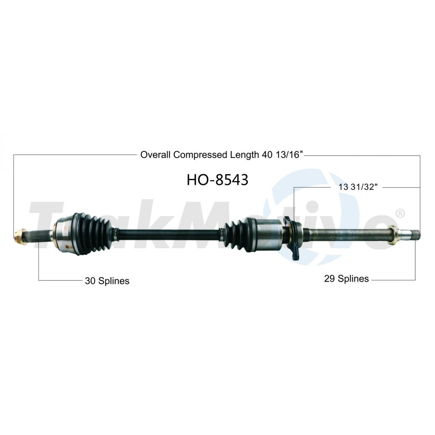 TrakMotive HO8543 - CV Axle Shaft TrakMotive HO8543 CV Axle Shaft product image 1 of 3