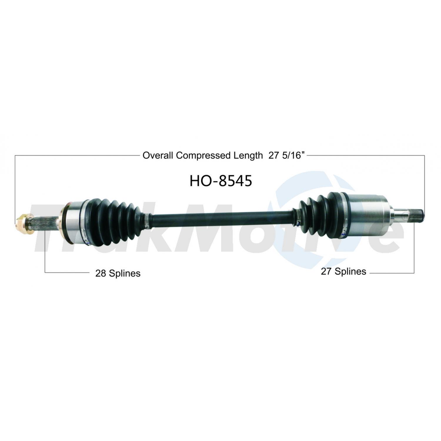 TrakMotive HO8545 - CV Axle Shaft TrakMotive HO8545 CV Axle Shaft product image 1 of 3