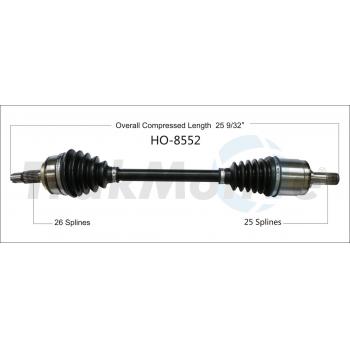 2021 Honda Civic CV Axle Shaft Front Left TrakMotive HO8552 image 1 of 3