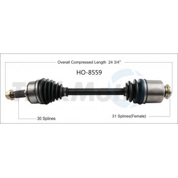 2010 Acura TL CV Axle Shaft Front Right TrakMotive HO8559 image 1 of 3