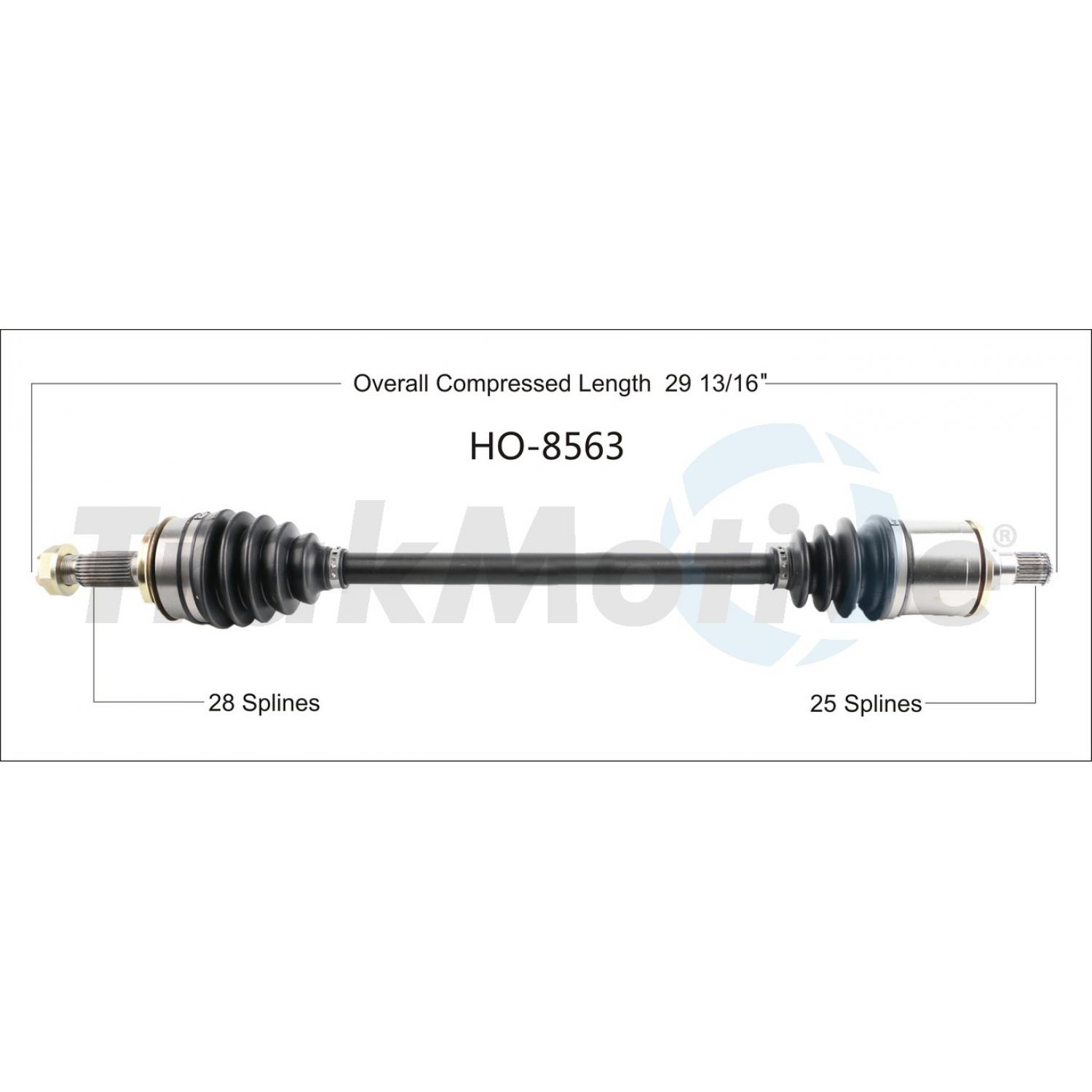 TrakMotive HO8563 - CV Axle Shaft TrakMotive HO8563 CV Axle Shaft product image 1 of 3