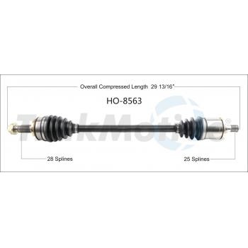 2017 Honda Pilot CV Axle Shaft Rear Right TrakMotive HO8563 image 1 of 3
