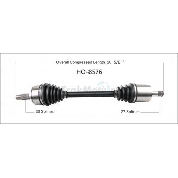 2014 Honda Accord CV Axle Shaft Front Left TrakMotive HO8576 image 1 of 3