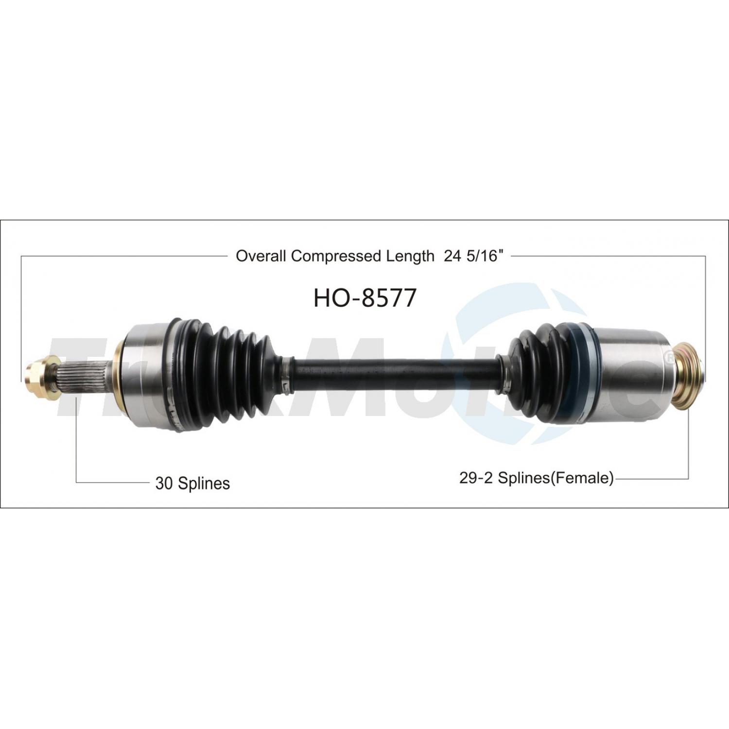 TrakMotive HO8577 - CV Axle Shaft TrakMotive HO8577 CV Axle Shaft product image 1 of 3