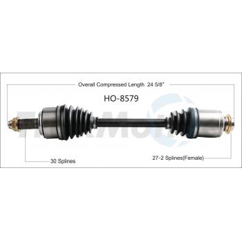 2014 Honda Accord CV Axle Shaft Front Right TrakMotive HO8579 image 1 of 3