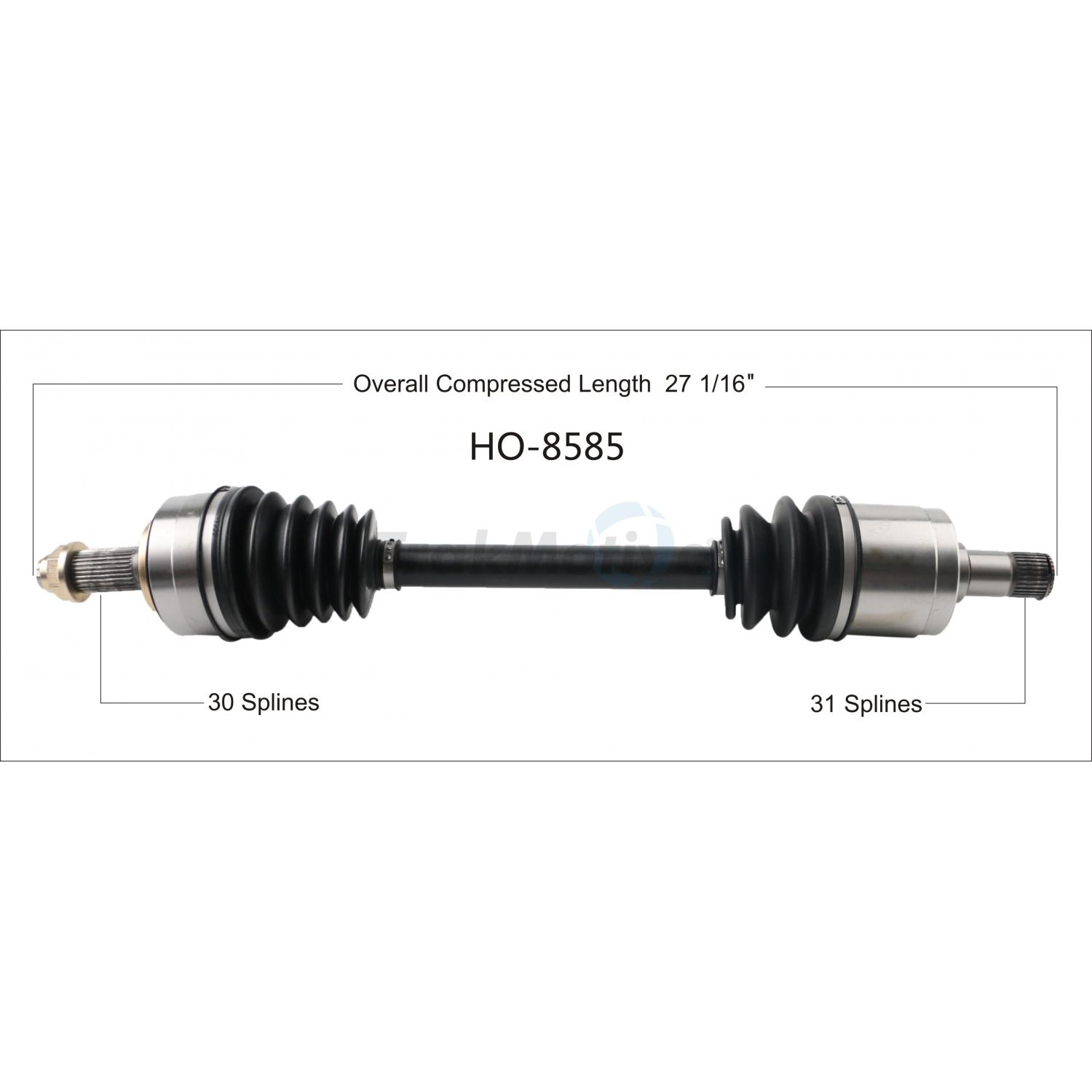 TrakMotive HO8585 - CV Axle Shaft TrakMotive HO8585 CV Axle Shaft product image 1 of 3