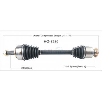 2015 Acura TLX CV Axle Shaft