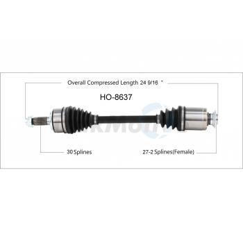 2022 Honda Accord CV Axle Shaft Front Right TrakMotive HO8637 image 1 of 3