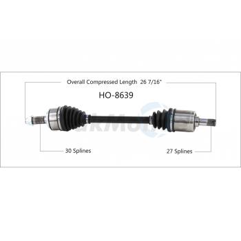 2022 Honda CR-V CV Axle Shaft Front Left TrakMotive HO8639 image 1 of 3