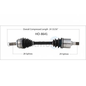 2016 Acura ILX CV Axle Shaft Front Left TrakMotive HO8641 image 1 of 3
