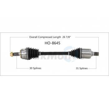 2017 Honda Pilot CV Axle Shaft Front Left TrakMotive HO8645 image 1 of 3