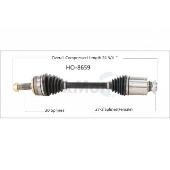2020 Honda Accord CV Axle Shaft Front Right TrakMotive HO8659 image 1 of 3
