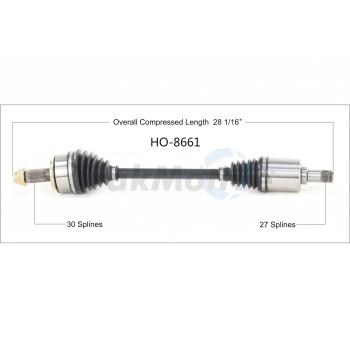 2022 Honda Accord CV Axle Shaft Front Left TrakMotive HO8661 image 1 of 3