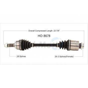 2011 Acura RDX CV Axle Shaft Rear Left TrakMotive HO8678 image 1 of 3