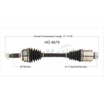2020 Honda Civic CV Axle Shaft Front Right TrakMotive HO8679 image 1 of 3