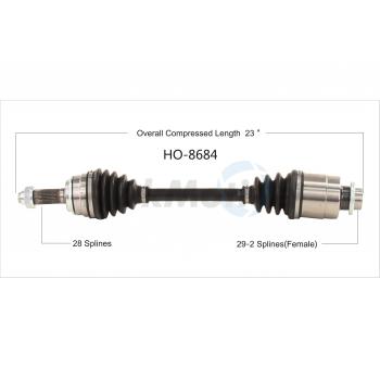 2011 Acura RL CV Axle Shaft Rear Right TrakMotive HO8684 image 1 of 3